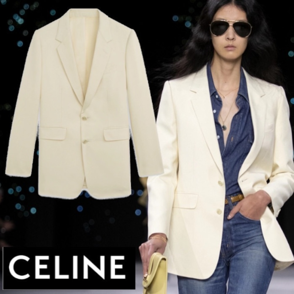 Ivory/White Celine Blazer NWT